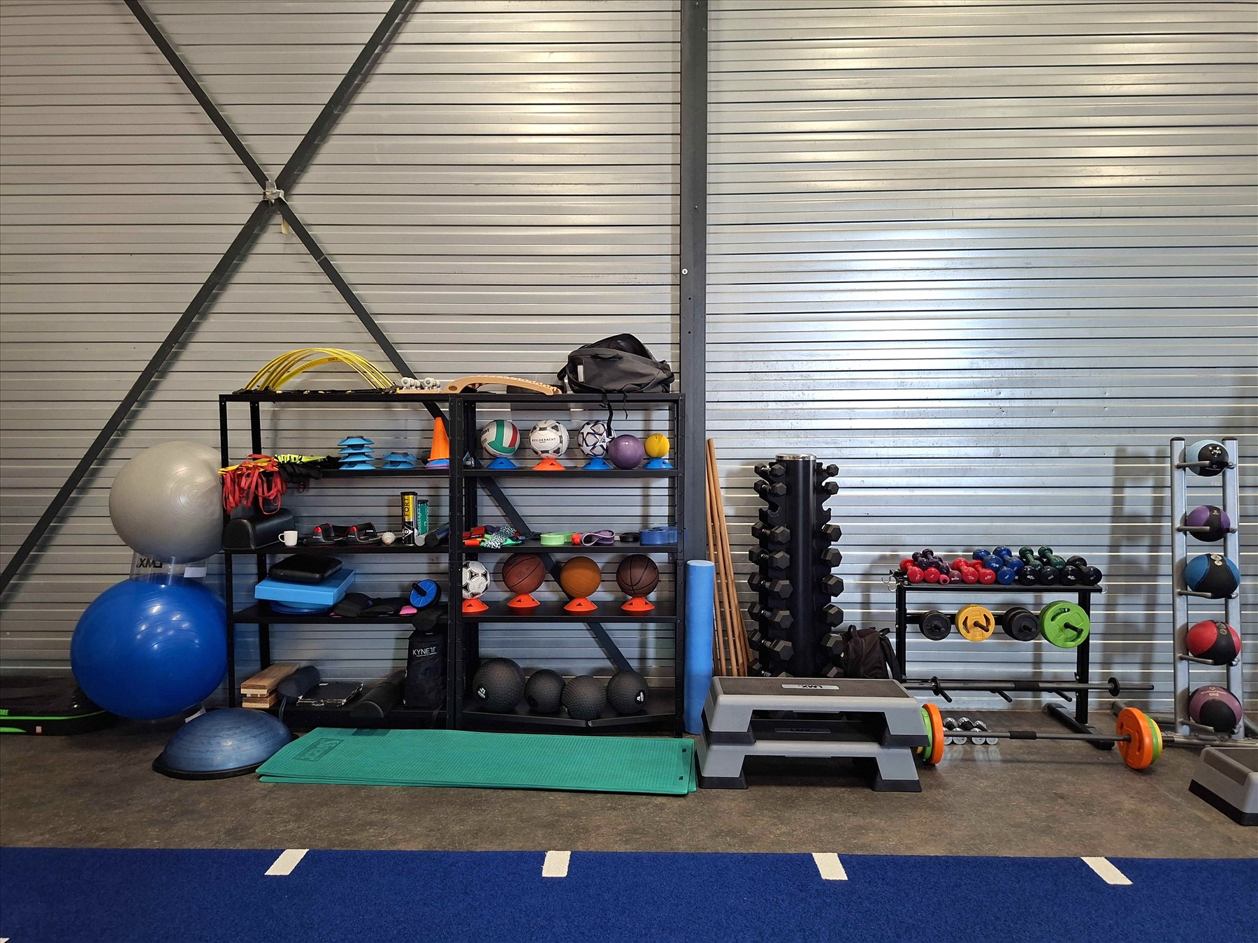 Trainingsmateriaal bij Delta Sportfysiotherapie
