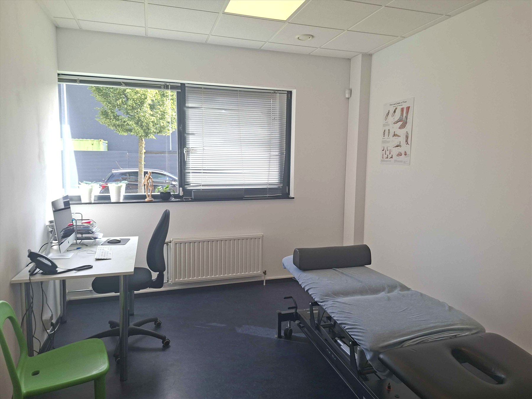 Behandelkamer van Delta Sportfysiotherapie